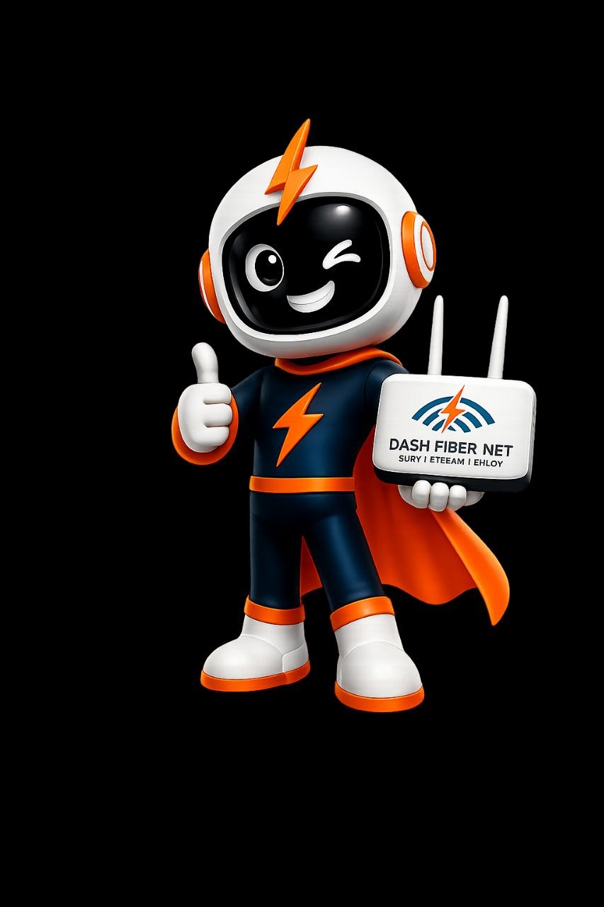 Zippy — Dash FiberNet Mascot